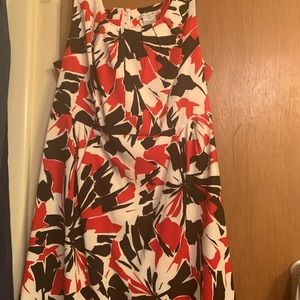 Dress with cover sweater